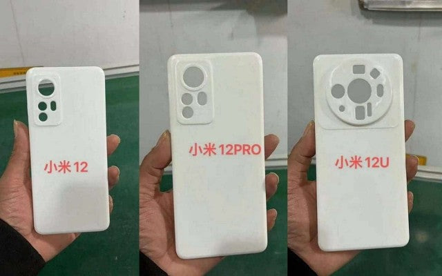 Xiaomi 12, 12 Pro i 12 Ultra kućišta pokazuju moguće dizajne leđa