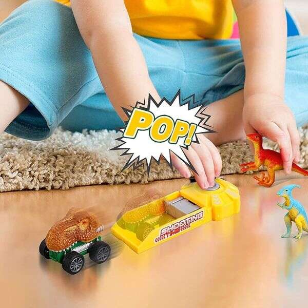 Kids toy truck with dinosaurs - Deenodi - AI WEB SHOP