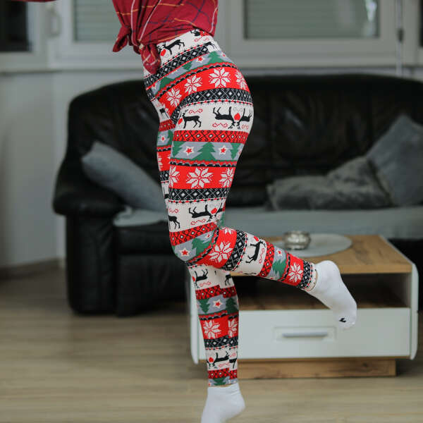 Holiday leggings - Santy - AI WEB SHOP