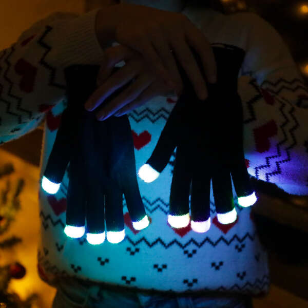 Gloves with led lights - Lighty - AI WEB SHOP