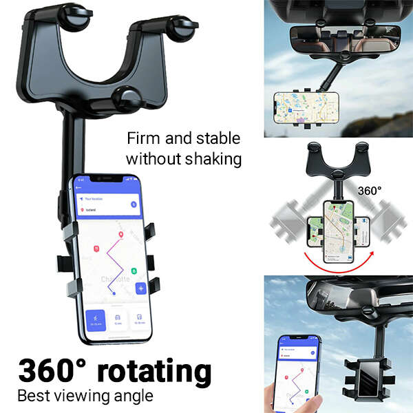 Rotating and retractable phone holder for car - Spatro - AI WEB SHOP