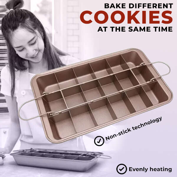 Baking pan with dividers - CakeyBakey - AI WEB SHOP