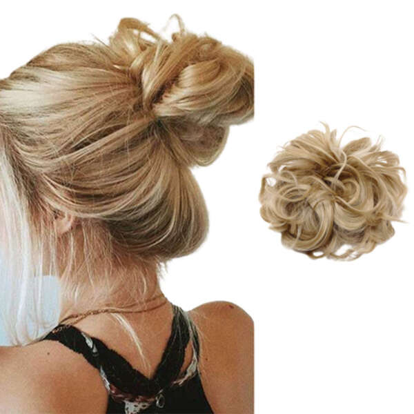 Set of 2 different hair buns - Blonda - AI WEB SHOP