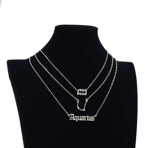 Set of 3 zodiac necklaces - Astrea - AI WEB SHOP