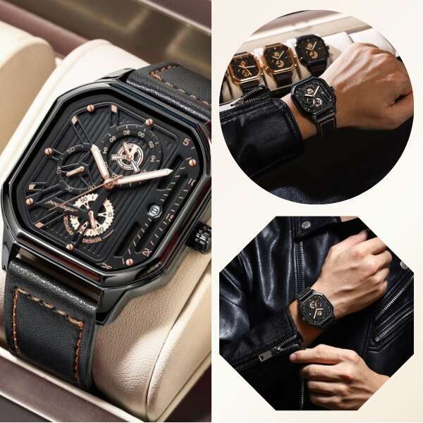 Luxurious watch - Bartton - AI WEB SHOP