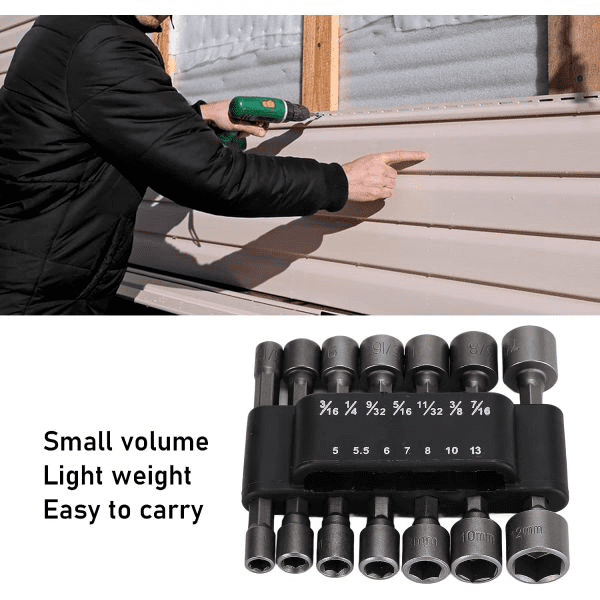 Hex nut driver bit set - Drillzupp - AI WEB SHOP