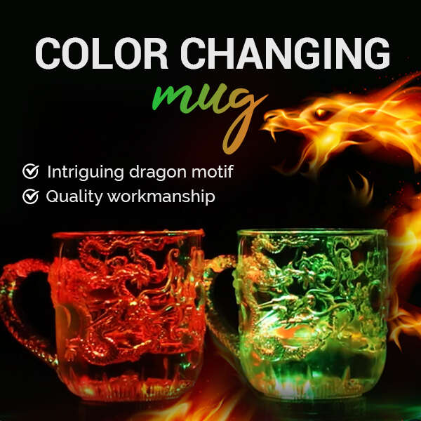 3d led dragon mug - NightDragon - AI WEB SHOP