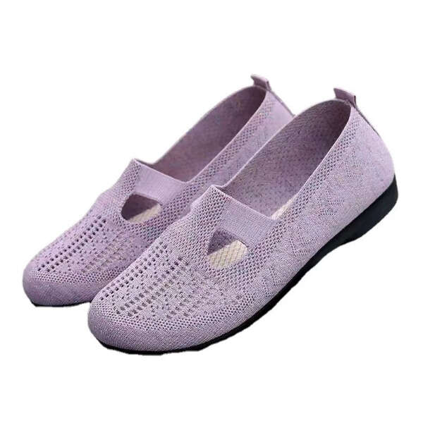 Lightweight knitted ballet flats - Arabella - AI WEB SHOP