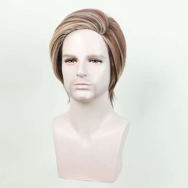 Modern wig with highlights I Miko - AI WEB SHOP