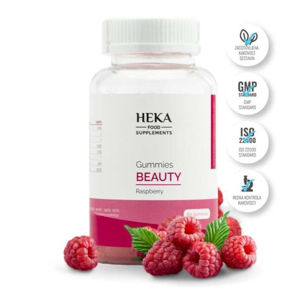 60 nutritious gummies - Beauty gummies raspberry - AI WEB SHOP