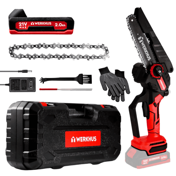 Powerful wood-sawing set - Werkhus cordless chainsaw - AI WEB SHOP