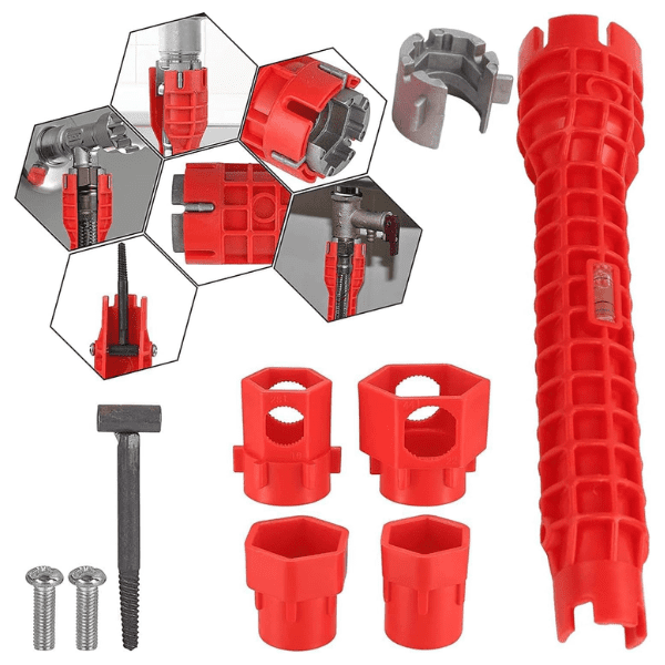 Multi-purpose plumbing tool for pipes - Plumbo - AI WEB SHOP