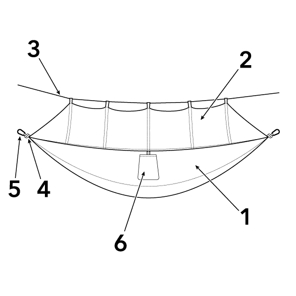 Ultralight deck chair with net - Restry - AI WEB SHOP