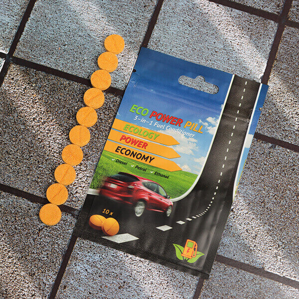 Refining and fuel saving tablets - Eco Power Pill - AI WEB SHOP