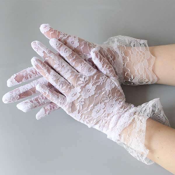 Women's lace gloves - Meryl - AI WEB SHOP