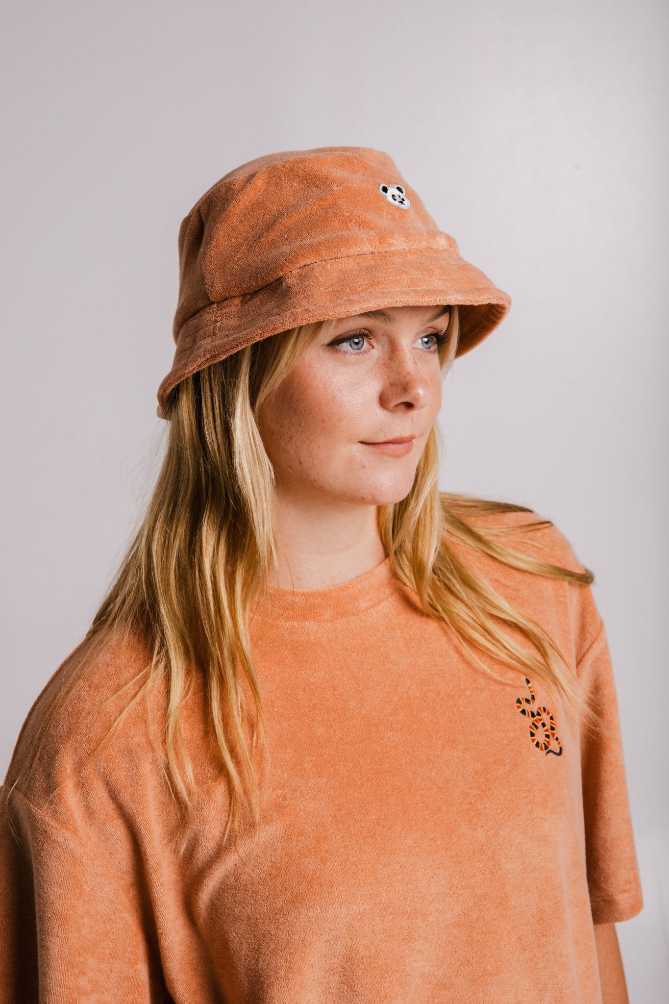 Coral Snake Terry T-shirt - Brown